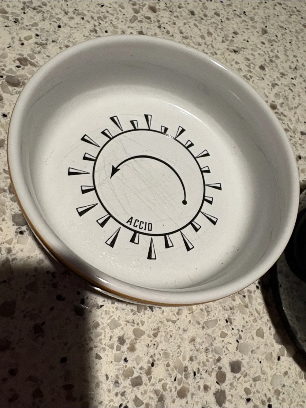 Universal Studios World of Harry Potter White Small Ceramic Dish Set